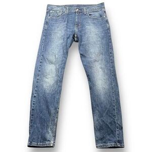 Levi's Jeans Men's Sz 34x30 (32x32) Medium Wash Straight Leg Country Wes…